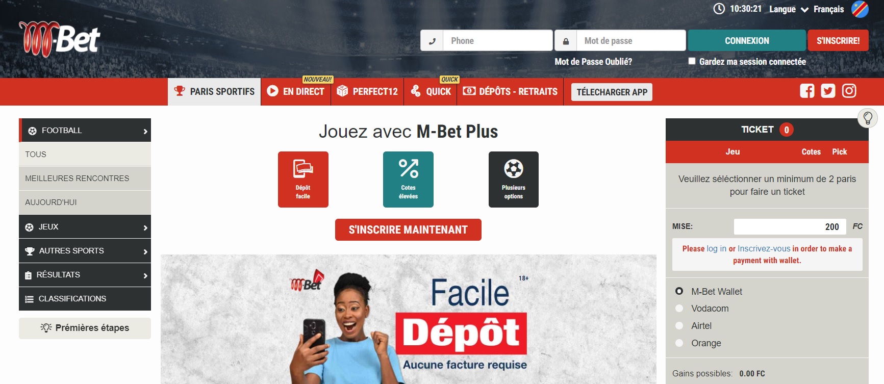 mbet congo