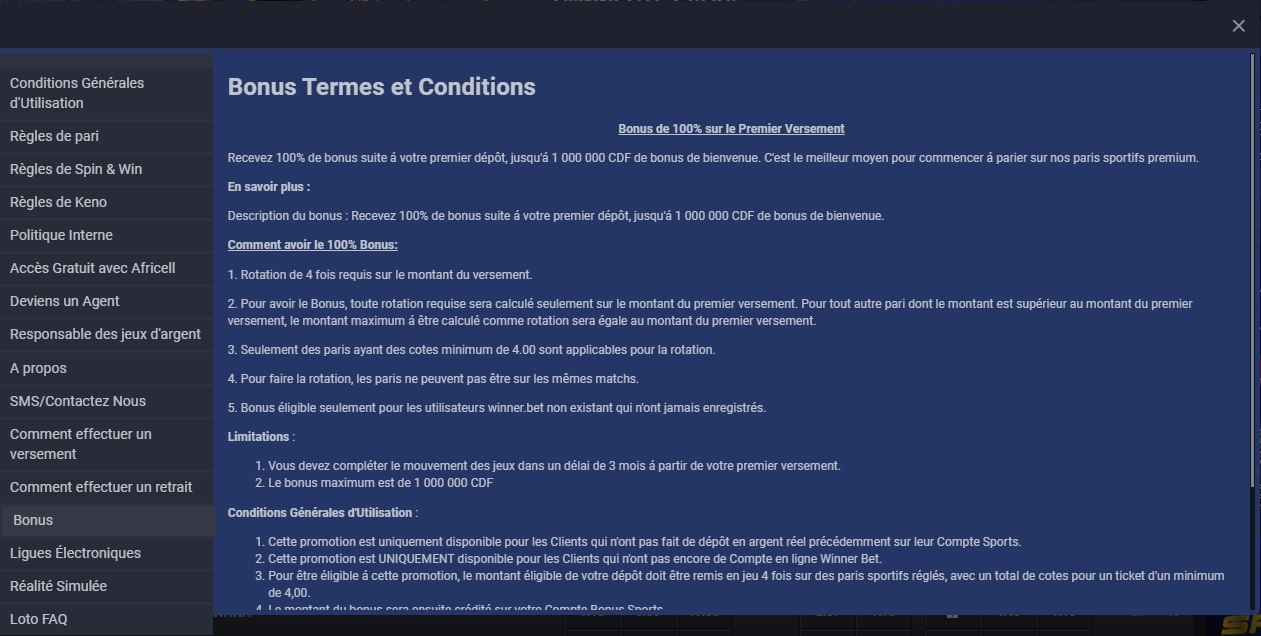 winnerbet bonus