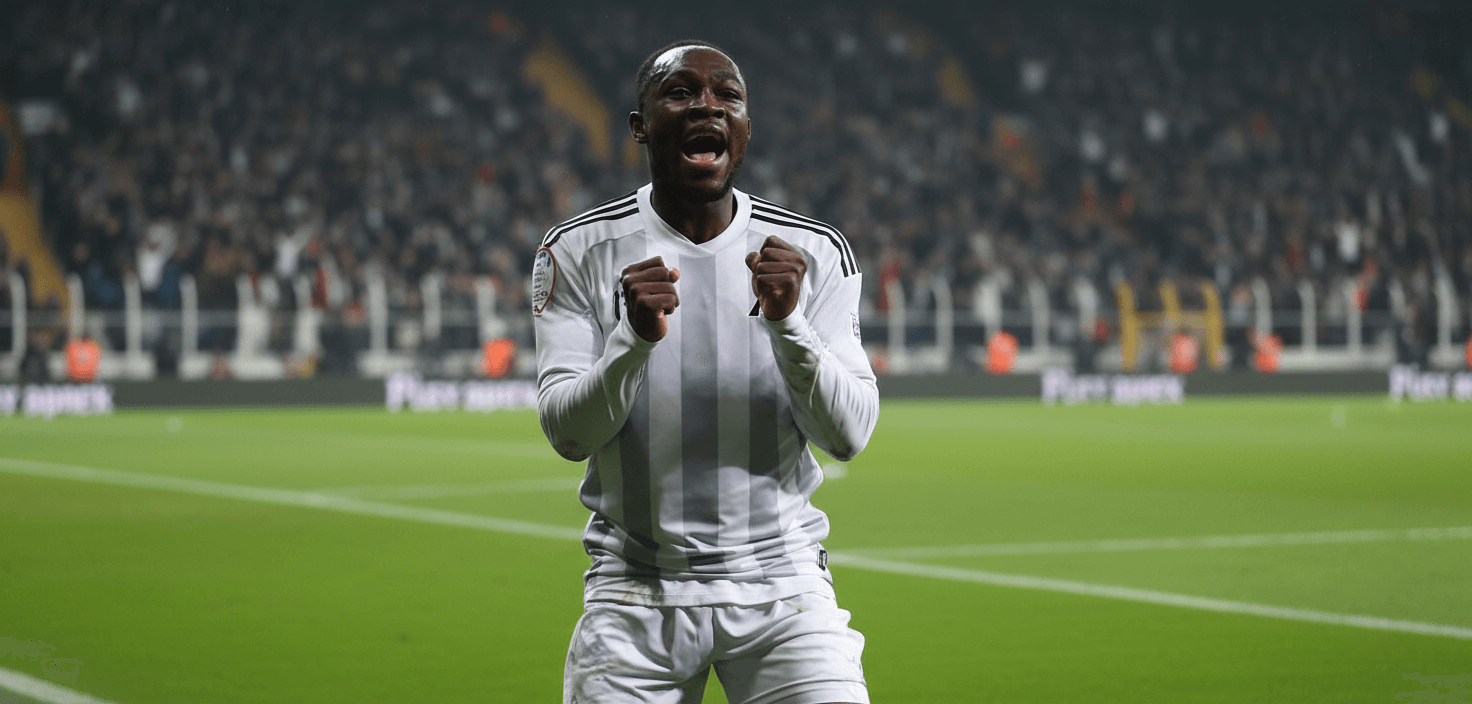 Jackson Muleka lors d'un match avec le Standard de Liège