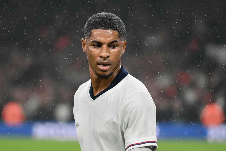 Rashford lors d'un match contre un rival de La Liga.