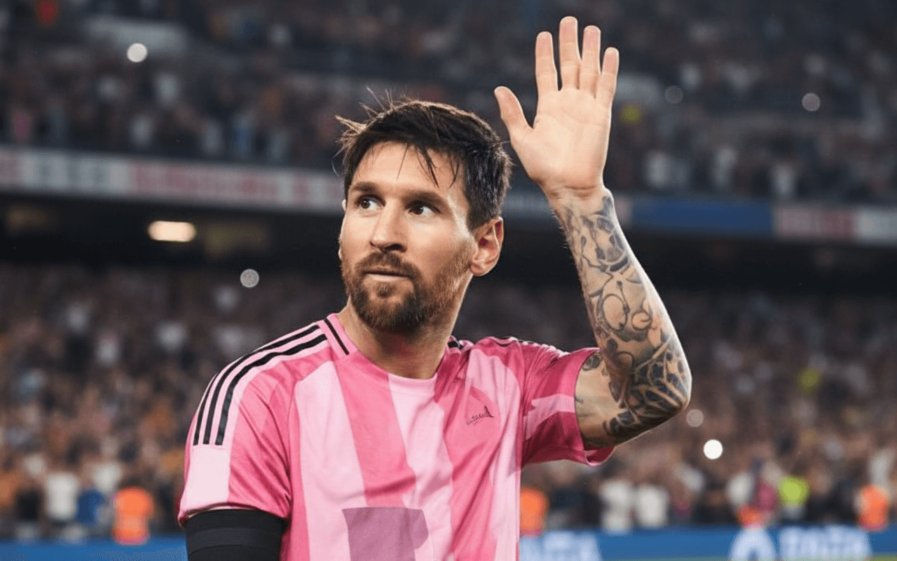 Messi en action lors d'un match de la MLS.