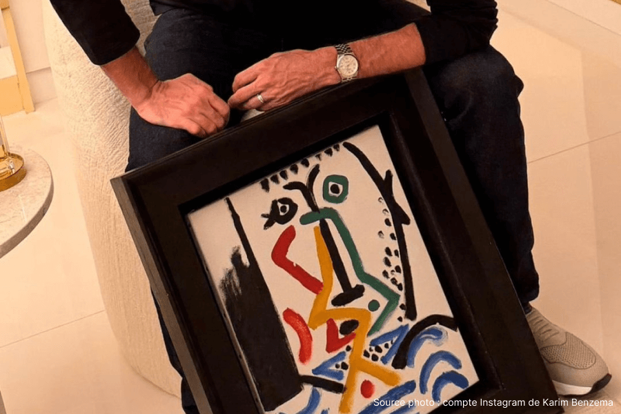 Picasso 1964 chez Benzema, collection privée