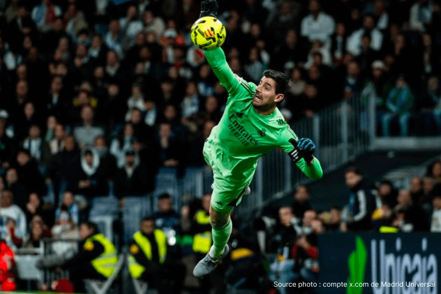Courtois devance Bellingham au Real Madrid