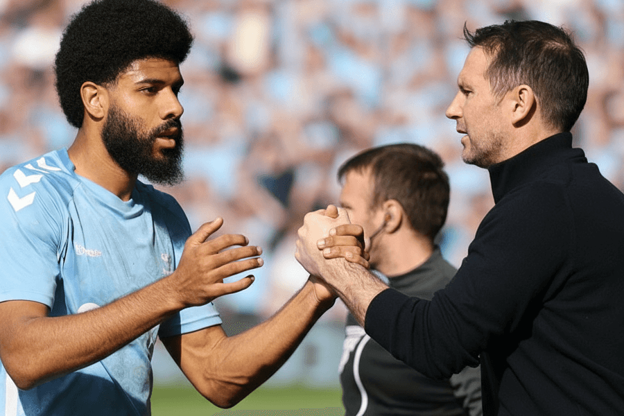 Frank Lampard dirigeant une séance d'entraînement dynamique.