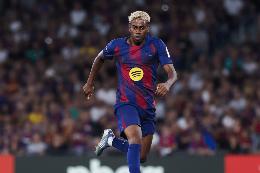 Les jeunes talents du Barça sur le terrain contre Alavés.