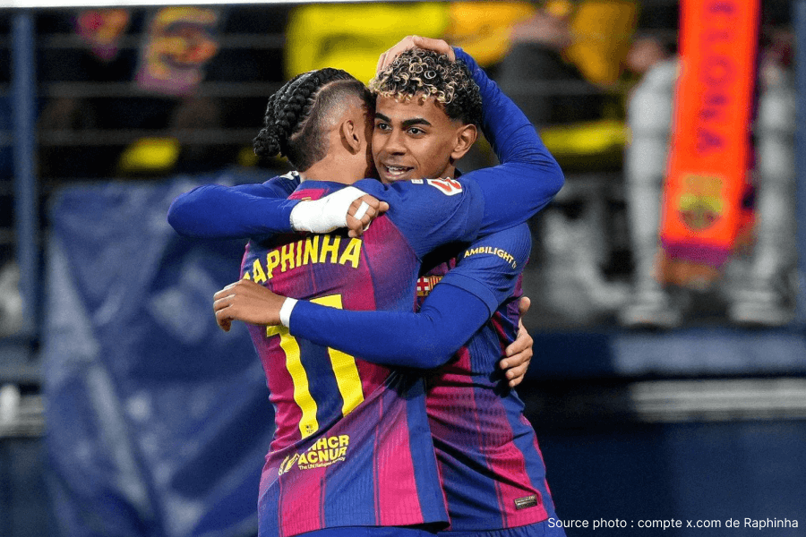 Barcelone leader, Raphinha vise fin saison