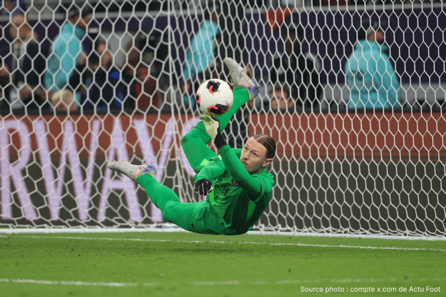 Safonov célèbre victoire PSG Flamengo tirs au but quatre arrêts