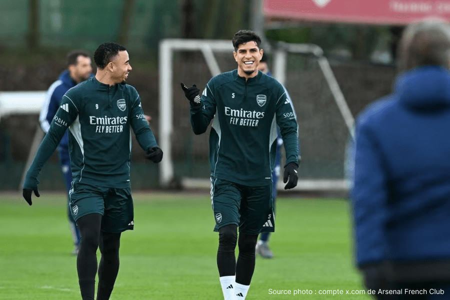 Arsenal équipe défense Gabriel Magalhaes duel Chelsea match demi-finale Carabao Cup