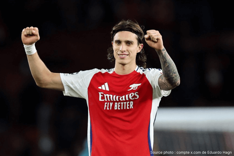 Riccardo Calafiori Arsenal blessure échauffement manque match Wigan FA Cup