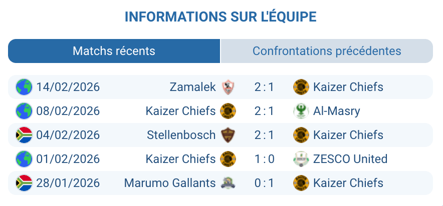 Kaizer Chiefs leaders PSL FNB Stadium Soweto Nasreddine Nabi saison 2025-26