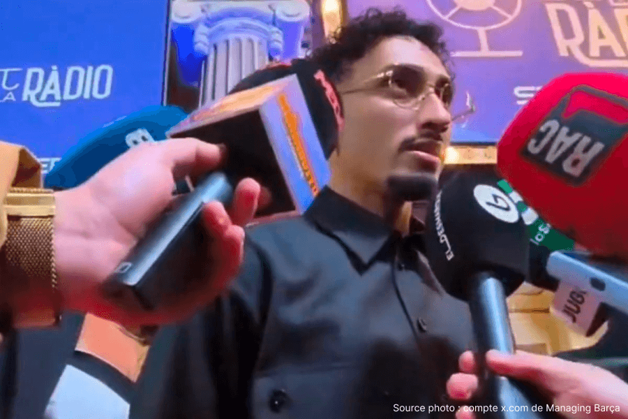 Raphinha entraînement individuel Camp Nou récupération blessure adducteur cuisse droite