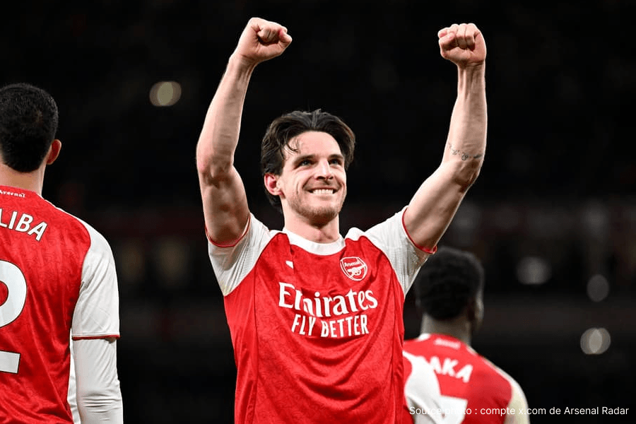 Declan Rice entraînement Arsenal retour avant Bayer Leverkusen Champions League