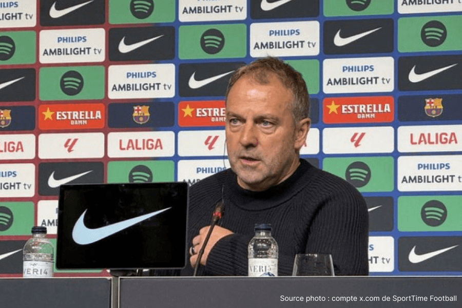 Hansi Flick entraîneur Barcelone cinq victoires consécutives Liga 2026