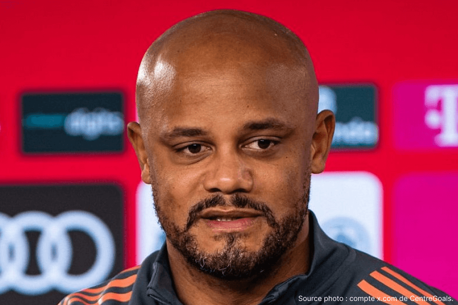 Vincent Kompany entraîneur Bayern Munich dirige séance entraînement première équipe