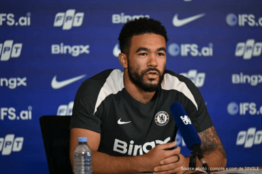 Reece James Chelsea blessure ischio-jambiers absence mars 2026