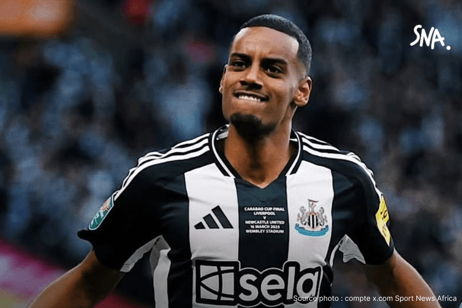 Isak Newcastle Liverpool transfert record 125 millions livres sterling 2025