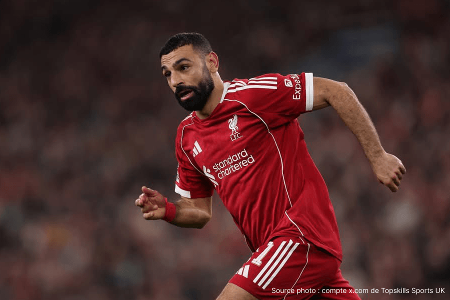 Mohamed Salah forfait Brighton blessure musculaire après Galatasaray mars 2026