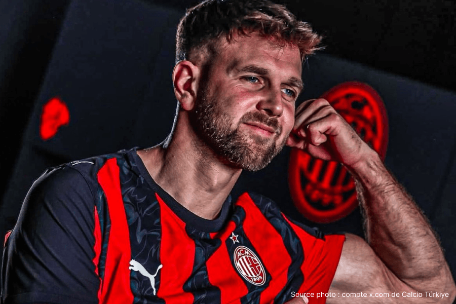 Niclas Füllkrug en action sous le maillot du Borussia Dortmund 2024