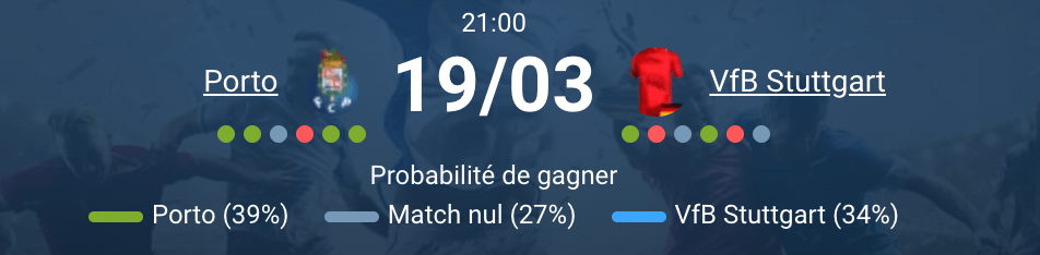 FC Porto VfB Stuttgart match retour UEFA Europa League 19 mars 2026 action terrain Dragão