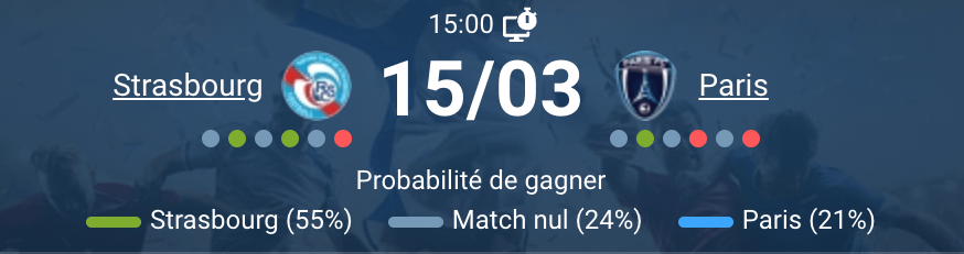 RC Strasbourg vs Paris FC match Ligue 1 mars 2026 Meinau ambiance tribunes