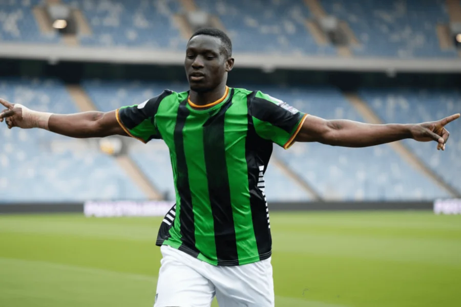 Ibrahim Diabaté sous le maillot du GAIS Göteborg