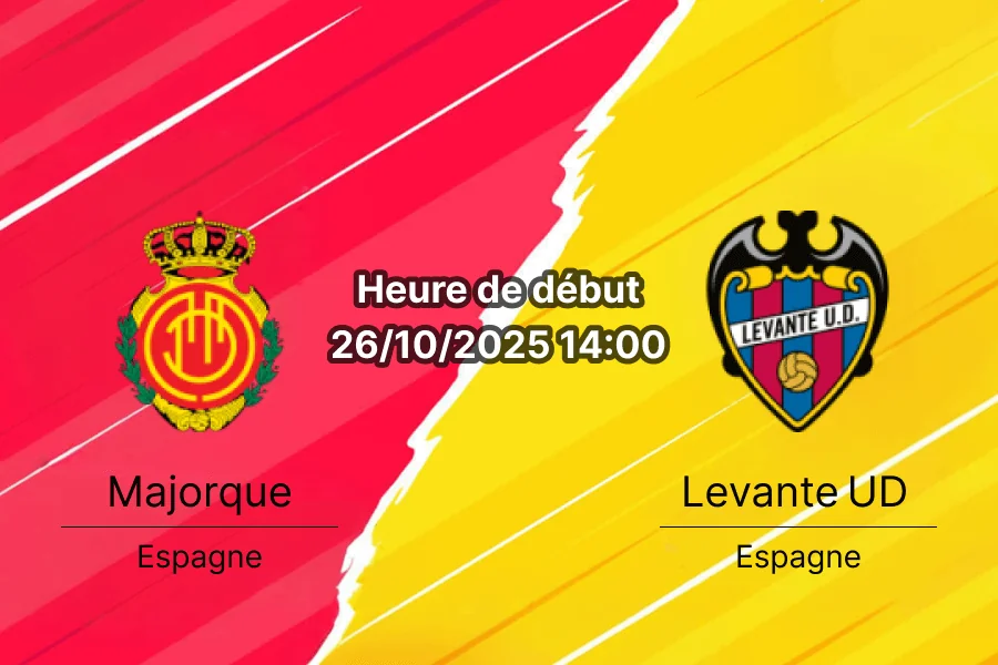 Abdón Prats et Bouldini lors du match Majorque – Levante UD au stade Iberostar dans le cadre de la Liga Española