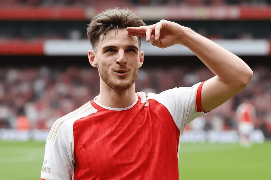 Declan Rice, Rashford et Bellingham (1)