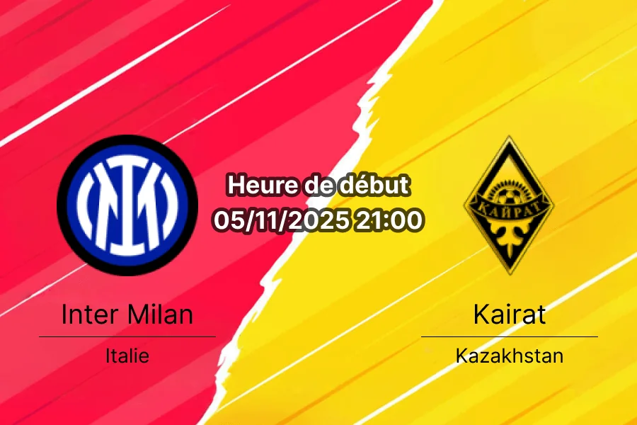 Pronostic Inter Milan – Kairat cover