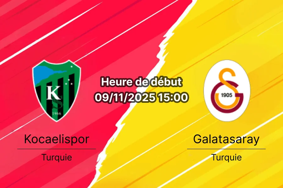 Pronostic Kocaelispor – Galatasaray cover