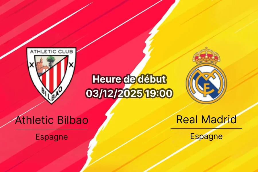 Pronostic Athletic Bilbao – Real Madrid 1 cover (1)