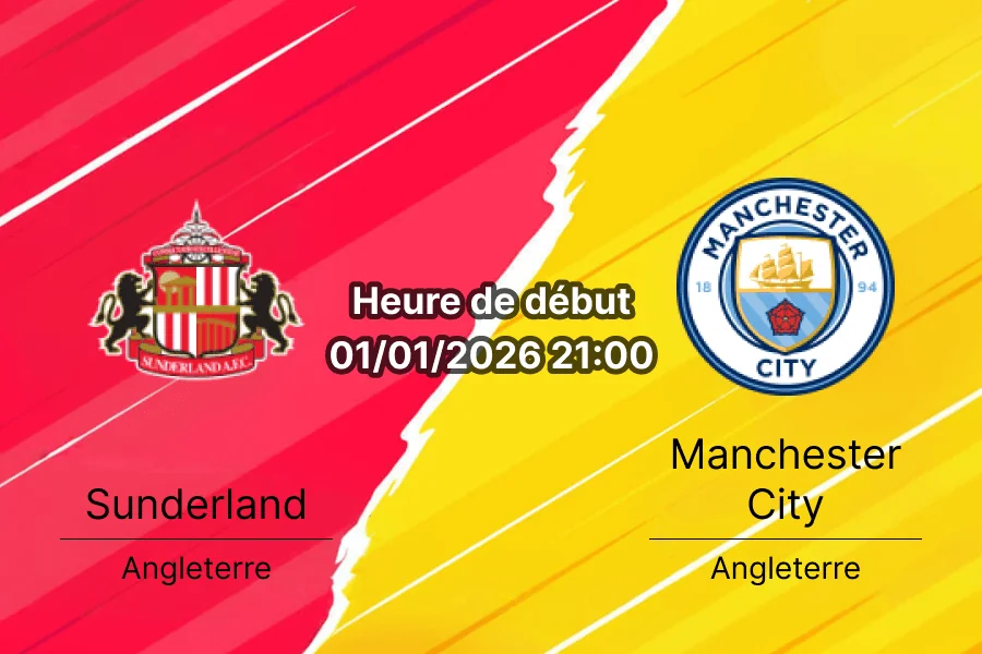 Pronostic Sunderland – Manchester City 3 cover (1)