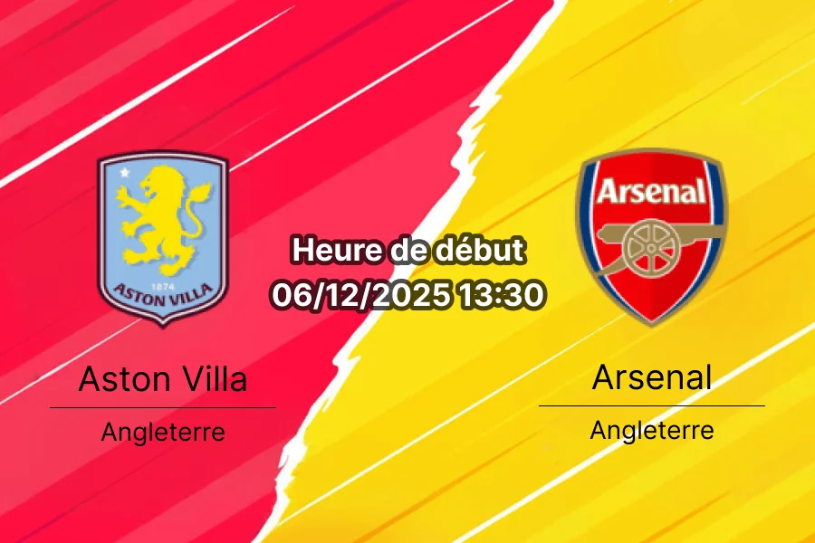 Pronostics Aston Villa vs Arsenal 1 cover (1)