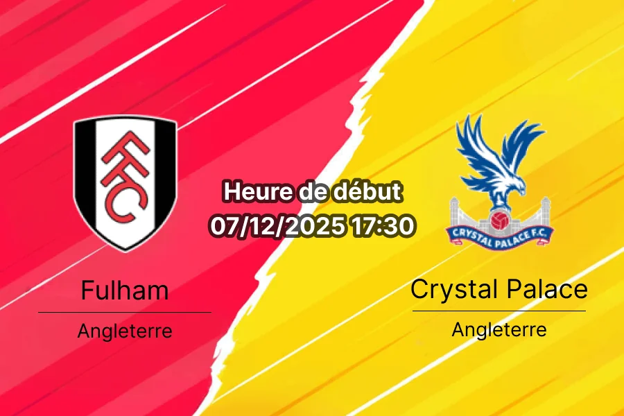 Pronostics Fulham vs Crystal Palace 1 cover (1)