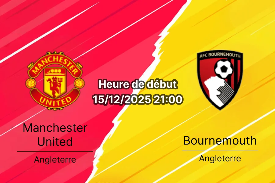 Pronostics Manchester United – Bournemouth 1 cover (1)
