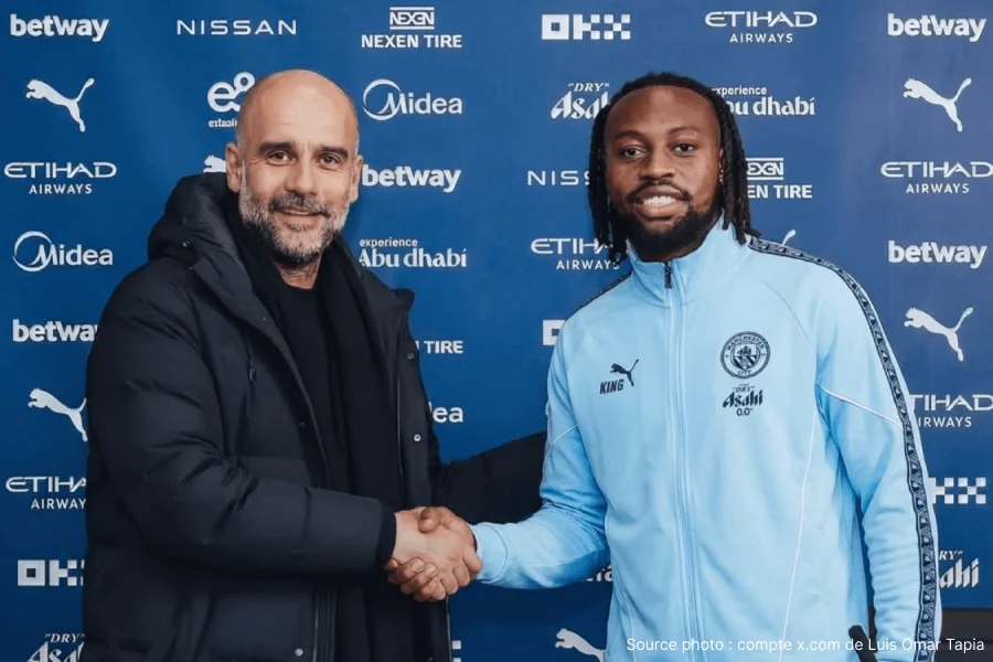 Semenyo signe à Manchester City pour 65 M£