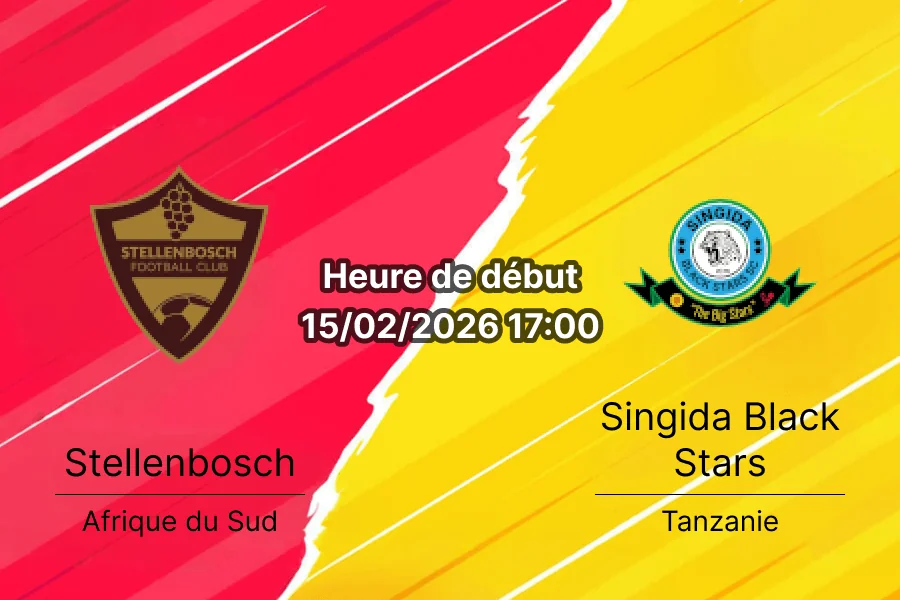 Pronostic Stellenbosch vs Singida Black Stars cover (1)