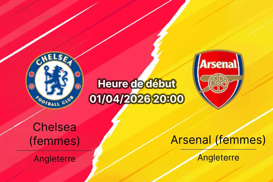 Pronostic Chelsea (femmes) – Arsenal (femmes) cover (1)