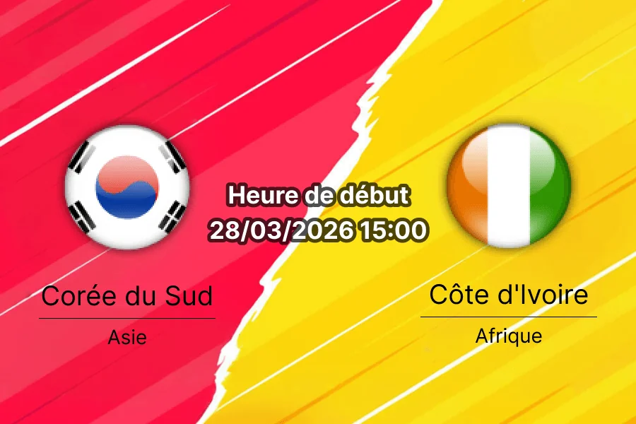 Pronostic Corée du Sud – Côte d'Ivoire cover (1)