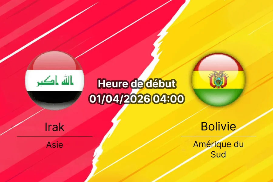 Pronostic Irak – Bolivie cover (1)
