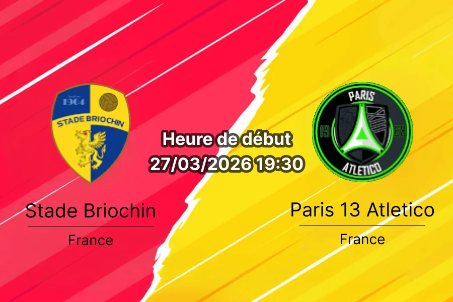 Pronostic Stade Briochin – Paris 13 Atletico cover (1)