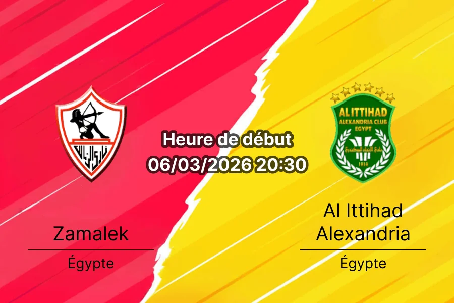 Pronostic Zamalek – Al Ittihad Alexandria cover (1)