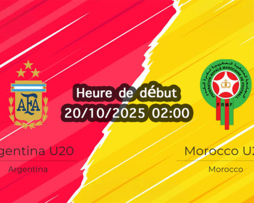 Pronostic Argentine U20 - Maroc U20