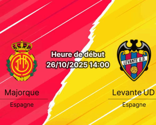 Abdón Prats et Bouldini lors du match Majorque – Levante UD au stade Iberostar dans le cadre de la Liga Española