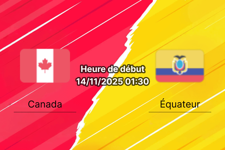 Couverture de l'article sur le pronostic Canada vs Équateur.