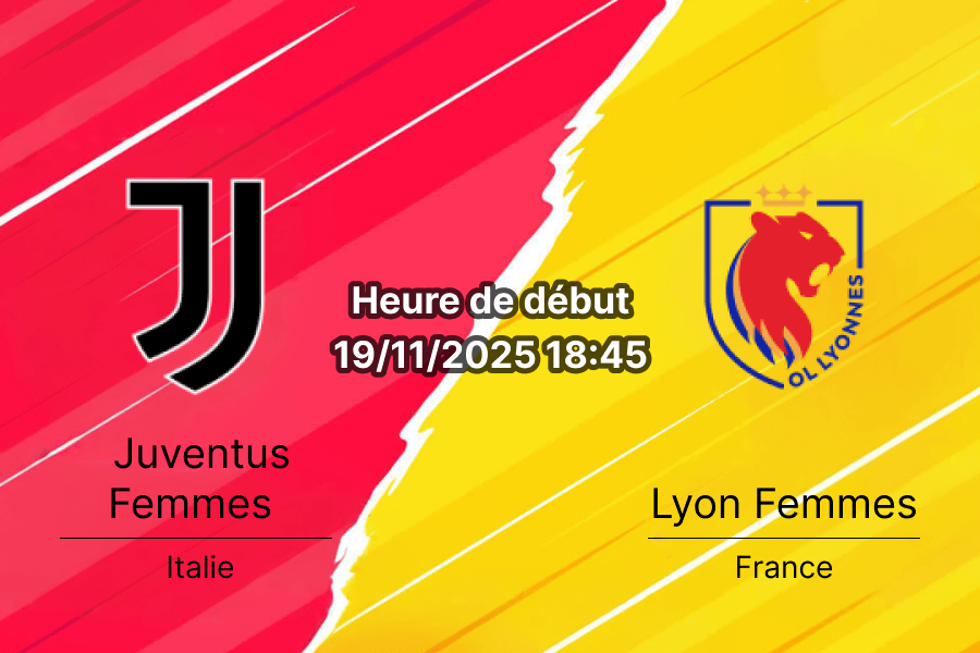 Couverture du pronostic Juventus Femmes contre Lyon Femmes.