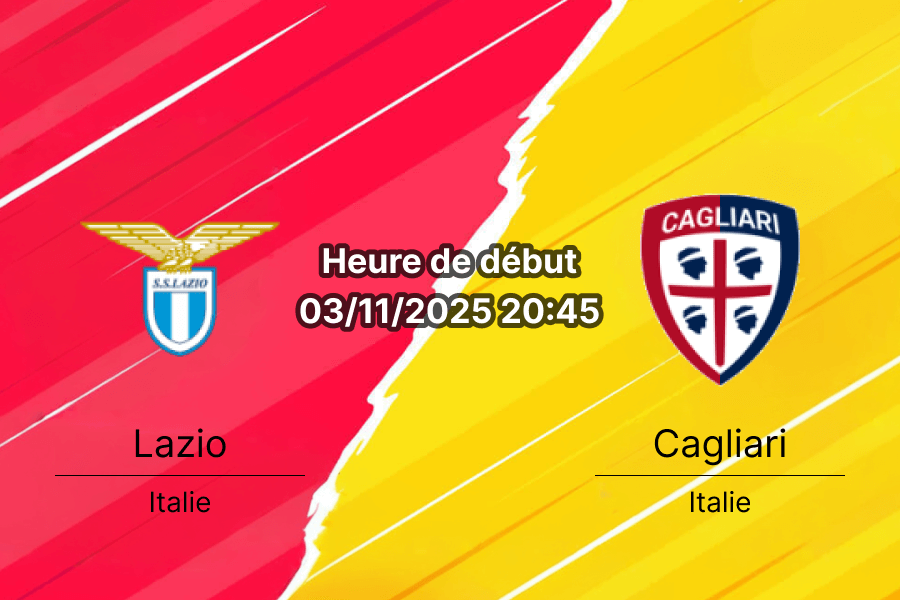 Pronostic Lazio Cagliari : Match de Série A