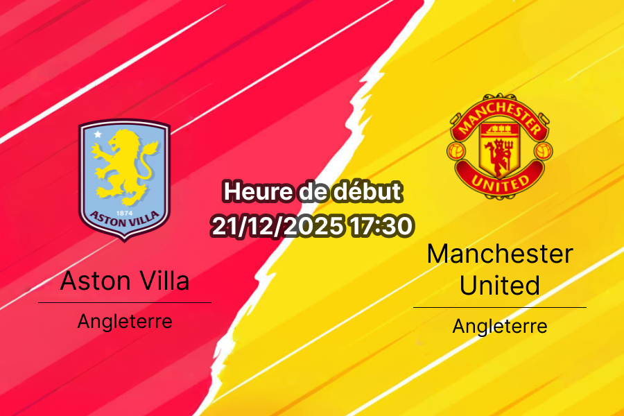 Pronostic Aston Villa – Manchester United