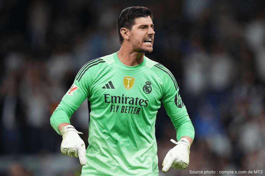 Thibaut Courtois joueur du mois Real