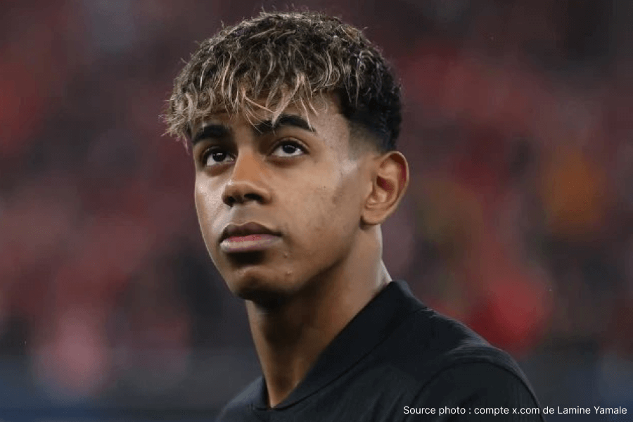 Lamine Yamale, star montante de l'Espagne.