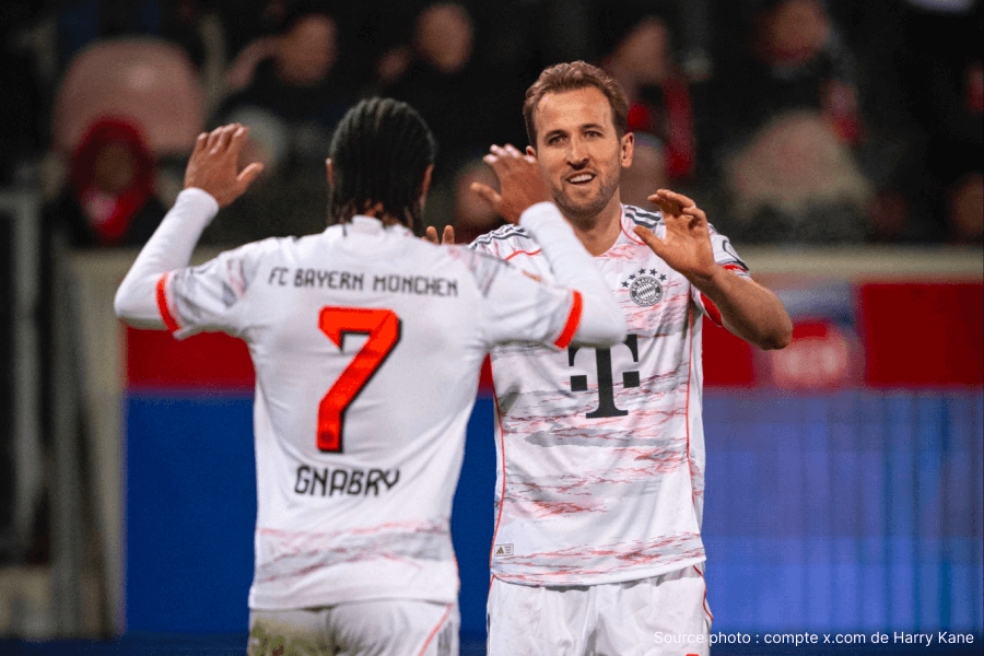 Harry Kane célèbre son record historique en Bundesliga